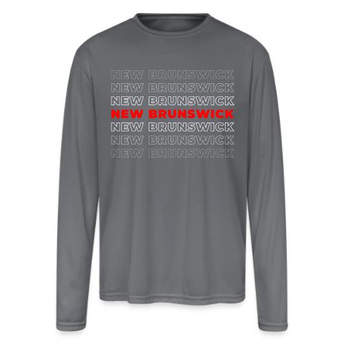 New Brunswick Style - Men's Moisture Wicking Performance Long Sleeve T-Shirt