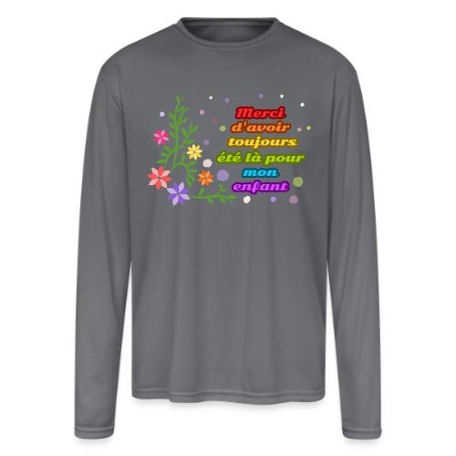 The Heart of the Classroom - Men's Moisture Wicking Performance Long Sleeve T-Shirt