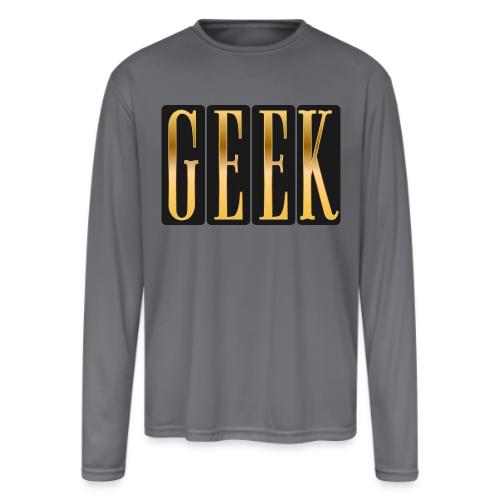 Proudly Geek - Men's Moisture Wicking Performance Long Sleeve T-Shirt