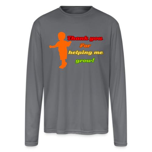 Roots and Wings - Men's Moisture Wicking Performance Long Sleeve T-Shirt