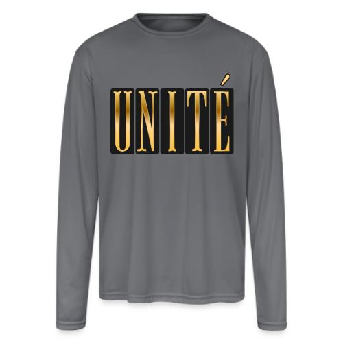 Unité Dorée - Men's Moisture Wicking Performance Long Sleeve T-Shirt