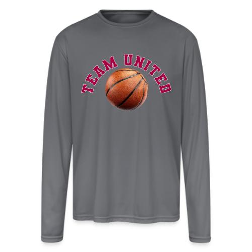 Team United Basketball Unity Design - Men's Moisture Wicking Performance Long Sleeve T-Shirt