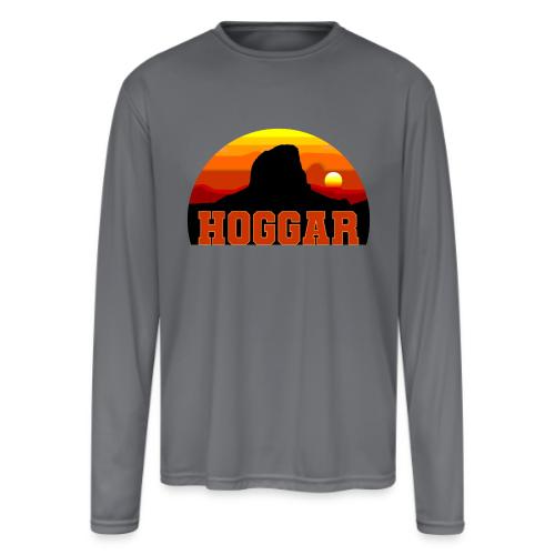 Algeria: Hoggar Desert Horizon - Men's Moisture Wicking Performance Long Sleeve T-Shirt