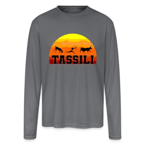 Algeria: Tassili Timeless - Men's Moisture Wicking Performance Long Sleeve T-Shirt