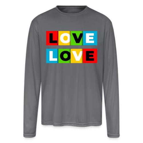Love in Color - Men's Moisture Wicking Performance Long Sleeve T-Shirt