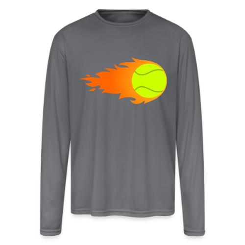 Tennis Ball - Men's Moisture Wicking Performance Long Sleeve T-Shirt