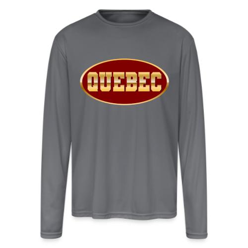 Quebec Gleams - Men's Moisture Wicking Performance Long Sleeve T-Shirt