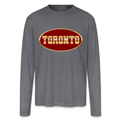Toronto Gold Edition - Men's Moisture Wicking Performance Long Sleeve T-Shirt