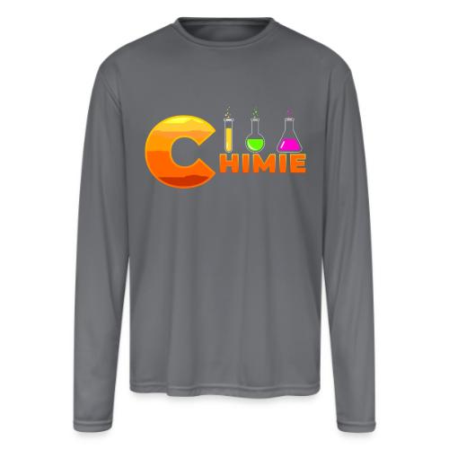 Chemistry: Molecular Magic - Men's Moisture Wicking Performance Long Sleeve T-Shirt