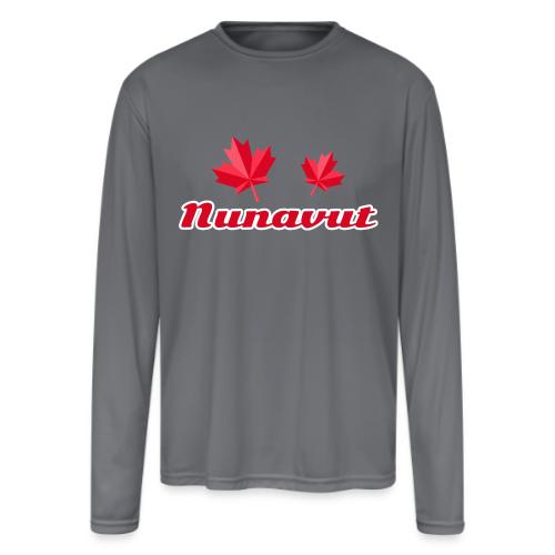 Nunavut - Men's Moisture Wicking Performance Long Sleeve T-Shirt