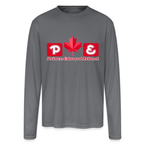 Prince Edward Island, province of Canada - Men's Moisture Wicking Performance Long Sleeve T-Shirt