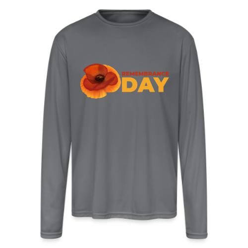 Remembrance Day - Men's Moisture Wicking Performance Long Sleeve T-Shirt