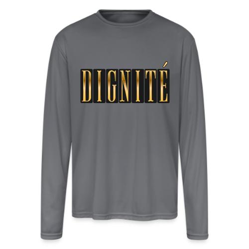 Golden Dignity - Men's Moisture Wicking Performance Long Sleeve T-Shirt