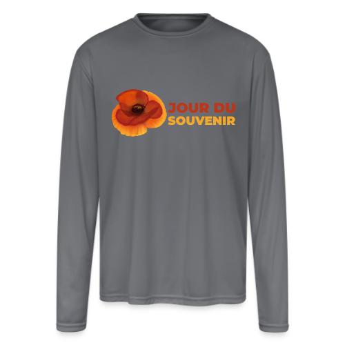 Remembrance Day - Men's Moisture Wicking Performance Long Sleeve T-Shirt
