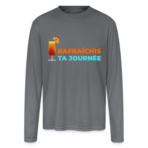 Daily Freshness - Men's Moisture Wicking Performance Long Sleeve T-Shirt