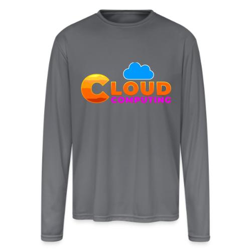 Cloud Computing - Men's Moisture Wicking Performance Long Sleeve T-Shirt