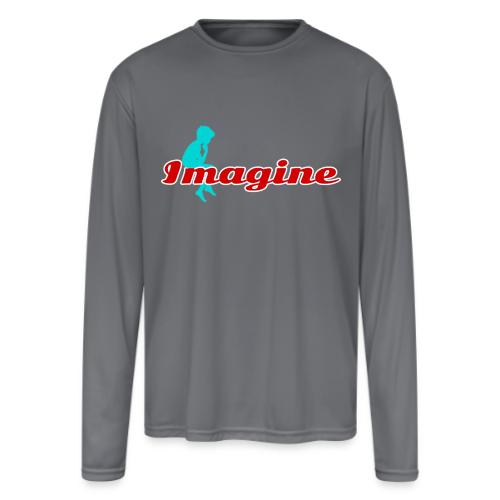 Imagine – Inspire Creativity & Dreams - Men's Moisture Wicking Performance Long Sleeve T-Shirt