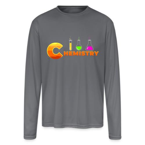 Chemistry: Molecular Magic - Men's Moisture Wicking Performance Long Sleeve T-Shirt