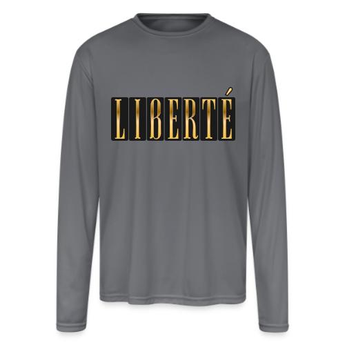 Golden Freedom - Men's Moisture Wicking Performance Long Sleeve T-Shirt
