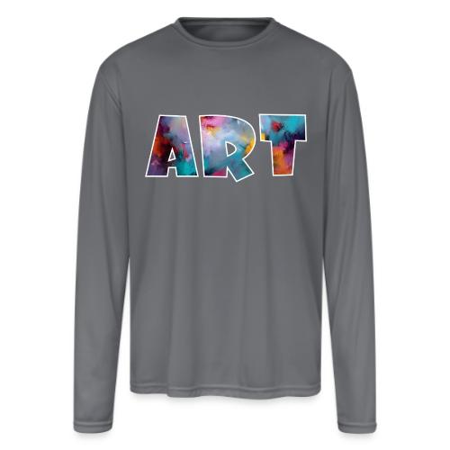 Art in Color - Men's Moisture Wicking Performance Long Sleeve T-Shirt