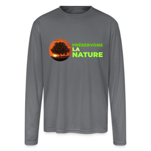 Nature protection - Men's Moisture Wicking Performance Long Sleeve T-Shirt