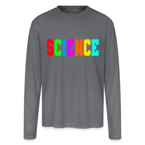 Spectrum of Science - Men's Moisture Wicking Performance Long Sleeve T-Shirt