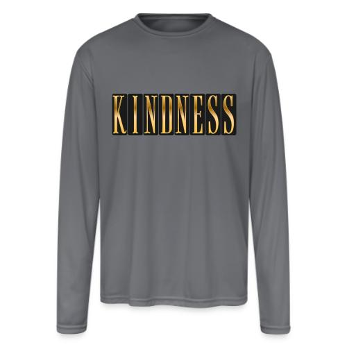 Golden Kindness - Men's Moisture Wicking Performance Long Sleeve T-Shirt