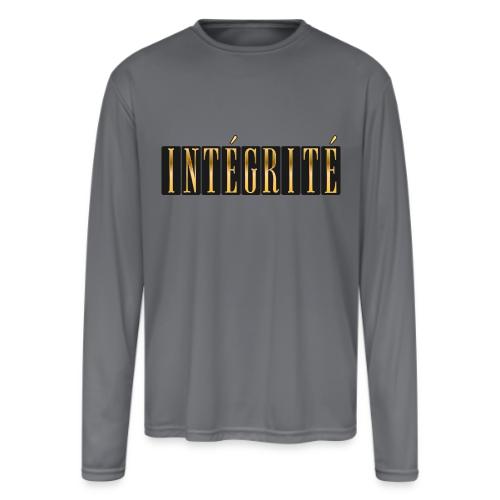 Intégrité Dorée - Men's Moisture Wicking Performance Long Sleeve T-Shirt