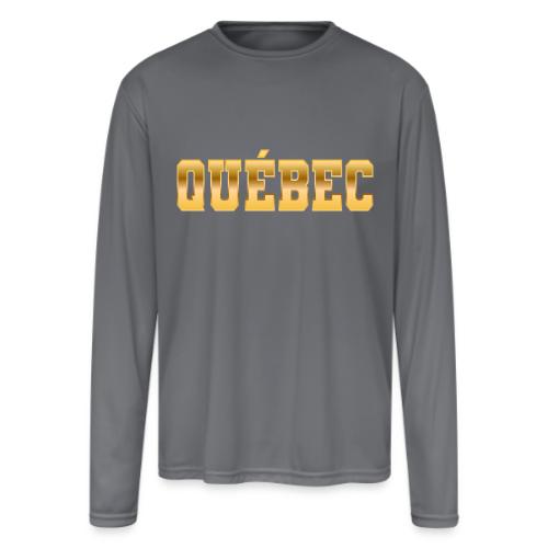 Québec - Men's Moisture Wicking Performance Long Sleeve T-Shirt