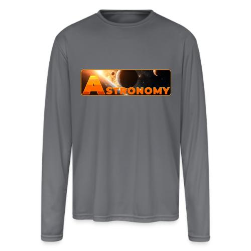 Astronomy - Men's Moisture Wicking Performance Long Sleeve T-Shirt