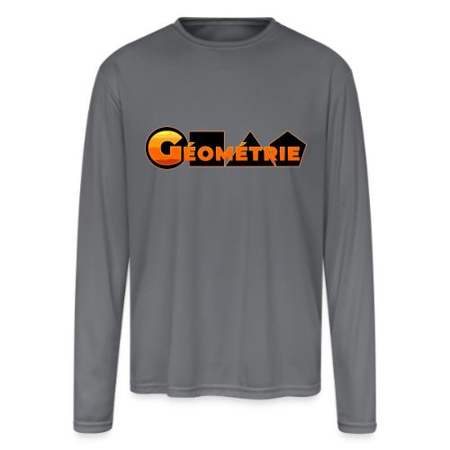 Geometry: Shapes and Figures - Men's Moisture Wicking Performance Long Sleeve T-Shirt