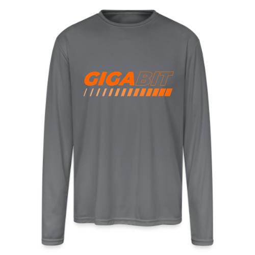 Gigabit: Speed Unleashed - Men's Moisture Wicking Performance Long Sleeve T-Shirt