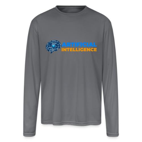 AI: Mind of the Machine - Men's Moisture Wicking Performance Long Sleeve T-Shirt
