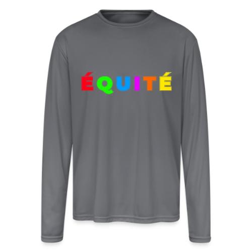 Color Equity - Men's Moisture Wicking Performance Long Sleeve T-Shirt