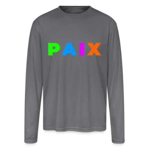 Peace in Colour - Men's Moisture Wicking Performance Long Sleeve T-Shirt