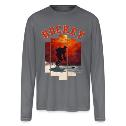 Hockey Dreams - Men's Moisture Wicking Performance Long Sleeve T-Shirt