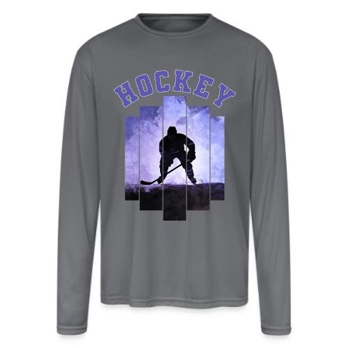 Hockey Warrior - Men's Moisture Wicking Performance Long Sleeve T-Shirt