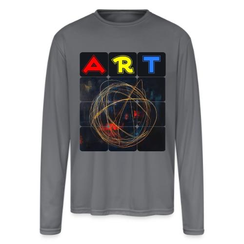 Echoes of Art - Men's Moisture Wicking Performance Long Sleeve T-Shirt