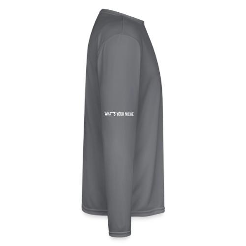 NNTPWords WhatNicheW - Men's Moisture Wicking Performance Long Sleeve T-Shirt