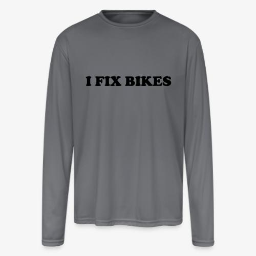 i fix bikes - Men's Moisture Wicking Performance Long Sleeve T-Shirt