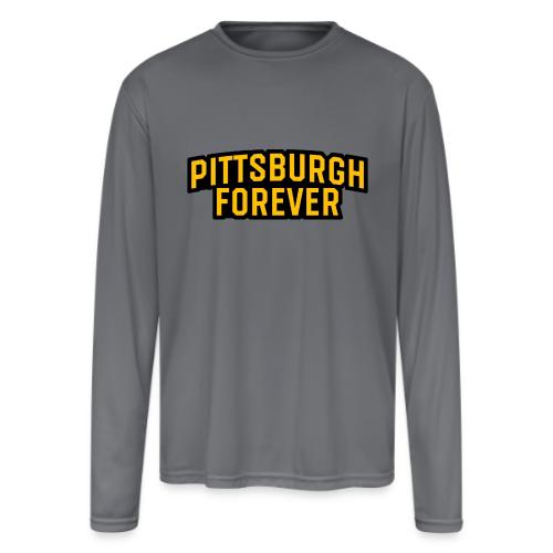 Pittsburgh Forever - Men's Moisture Wicking Performance Long Sleeve T-Shirt