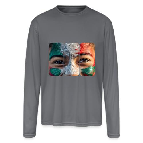 Colors of México - Men's Moisture Wicking Performance Long Sleeve T-Shirt