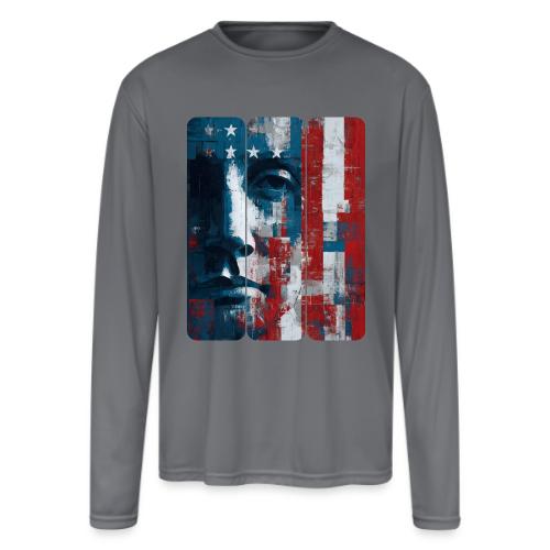 American Echoes - Men's Moisture Wicking Performance Long Sleeve T-Shirt