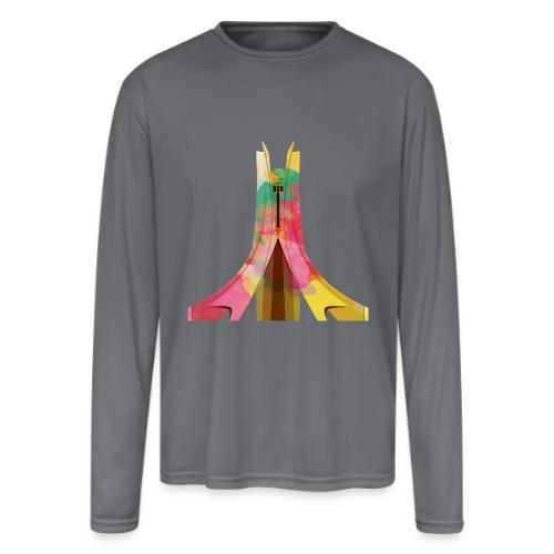 Maqam Echahid: Martyr's Memorial - Men's Moisture Wicking Performance Long Sleeve T-Shirt