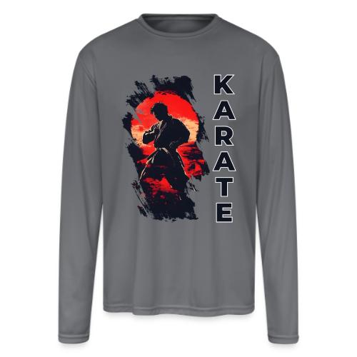 Karate: the art of self-mastery - Men's Moisture Wicking Performance Long Sleeve T-Shirt