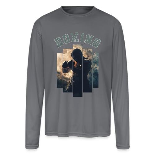 Boxing Spirit - Men's Moisture Wicking Performance Long Sleeve T-Shirt