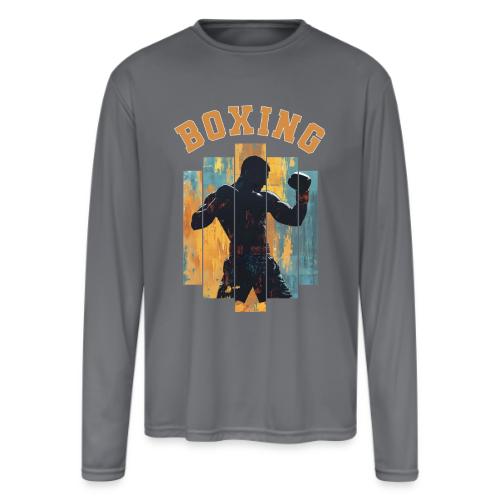 Boxing Is Life - Men's Moisture Wicking Performance Long Sleeve T-Shirt