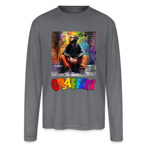 Graffiti: Urban Art - Men's Moisture Wicking Performance Long Sleeve T-Shirt