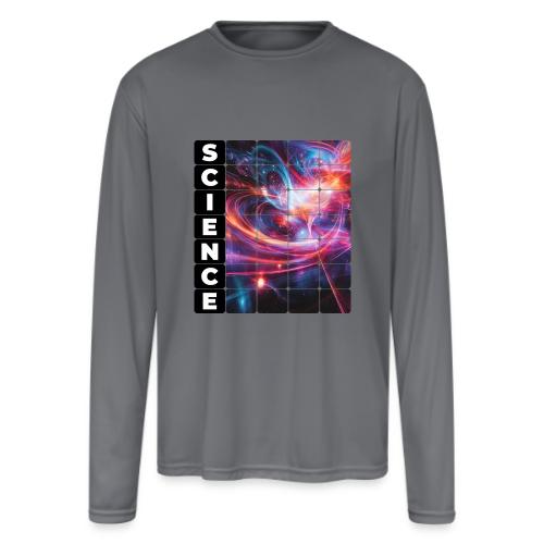The Chaos of Science - Men's Moisture Wicking Performance Long Sleeve T-Shirt