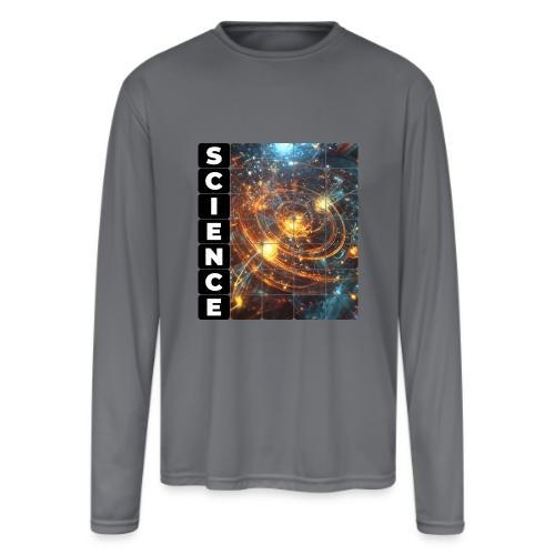 Golden Core of Science - Men's Moisture Wicking Performance Long Sleeve T-Shirt